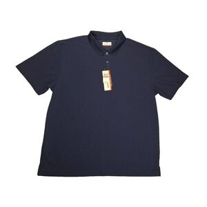 Grand Slam Performance Polo Shirt 2XL Navy Blue UPF50 Short Sleeve Golf NWT